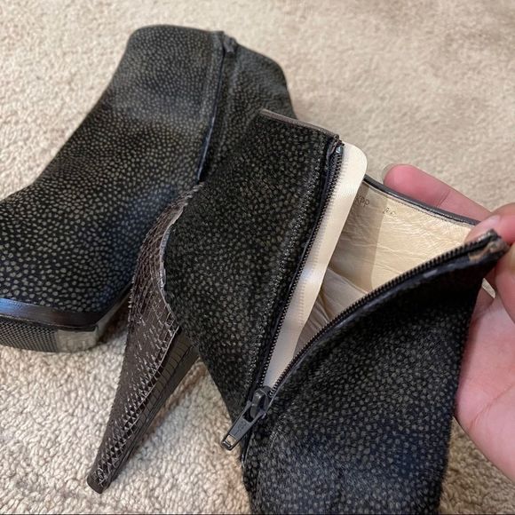 3.1 Phillip Lim Pony Hair and Snake Skin Boots - Picture 8 of 15